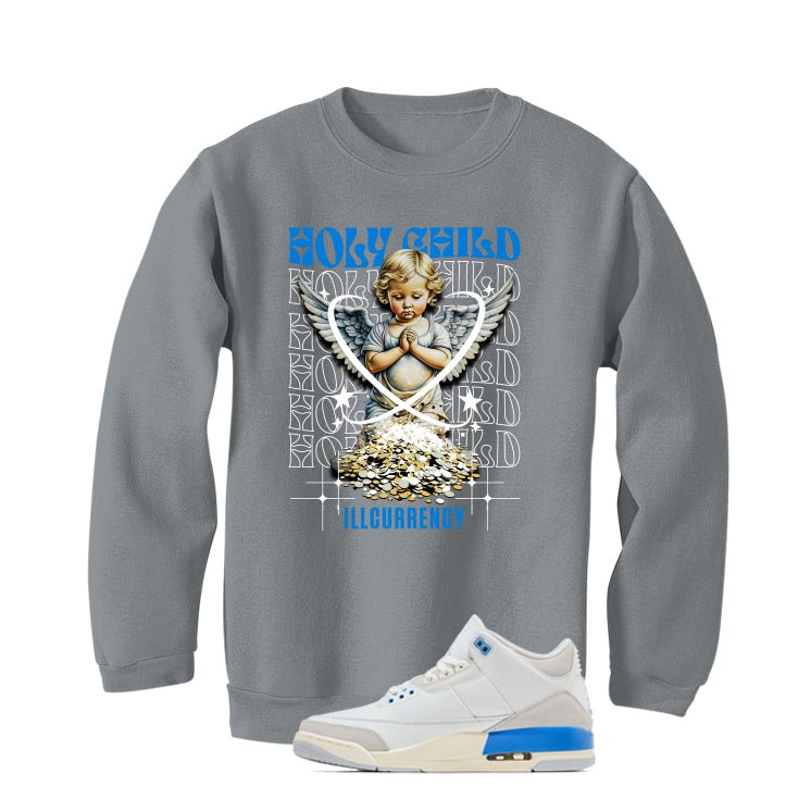 Air Jordan 3 Lucky Shorts Grey T-Shirt (Holy Child)| illcurrency