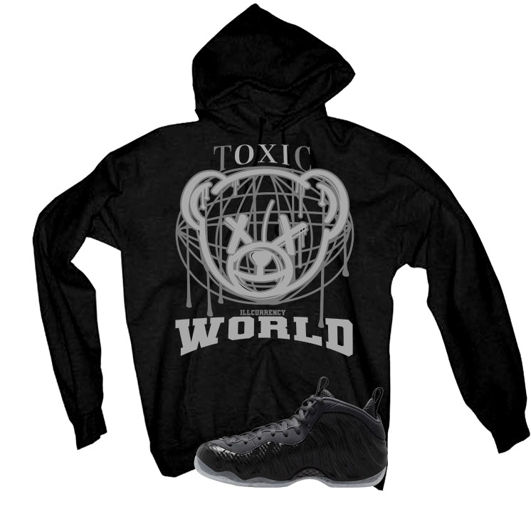 NIKE FOAMPOSITE ONE CARBON FIBER Matching T-Shirt, Sweatshirts & Hoodies Black T-Shirt (Toxic World)| illcurrency