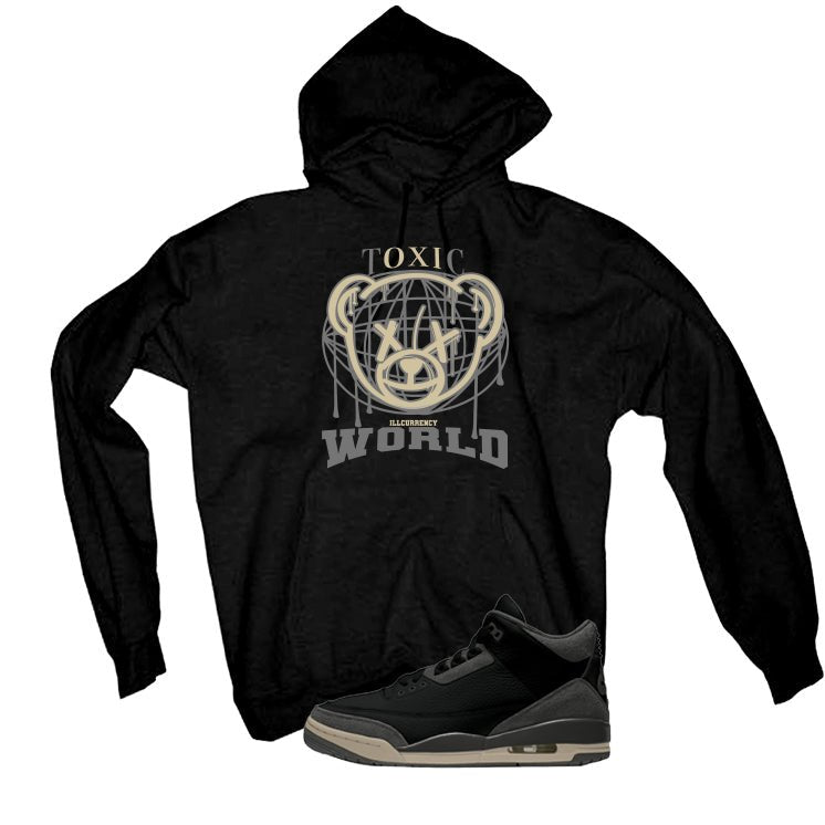 A Ma Maniere x Air Jordan 3 Black Black T-Shirt (Toxic World)| illcurrency