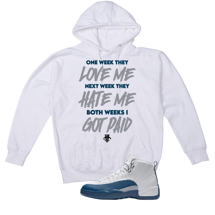 Air Jordan 12 French Blue White T-Shirt (Paid)| illcurrency