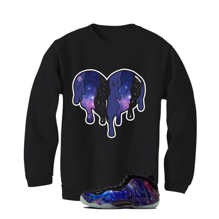 Nike Air Foamposite One Galaxy Black T-Shirt (Heart)| illcurrency