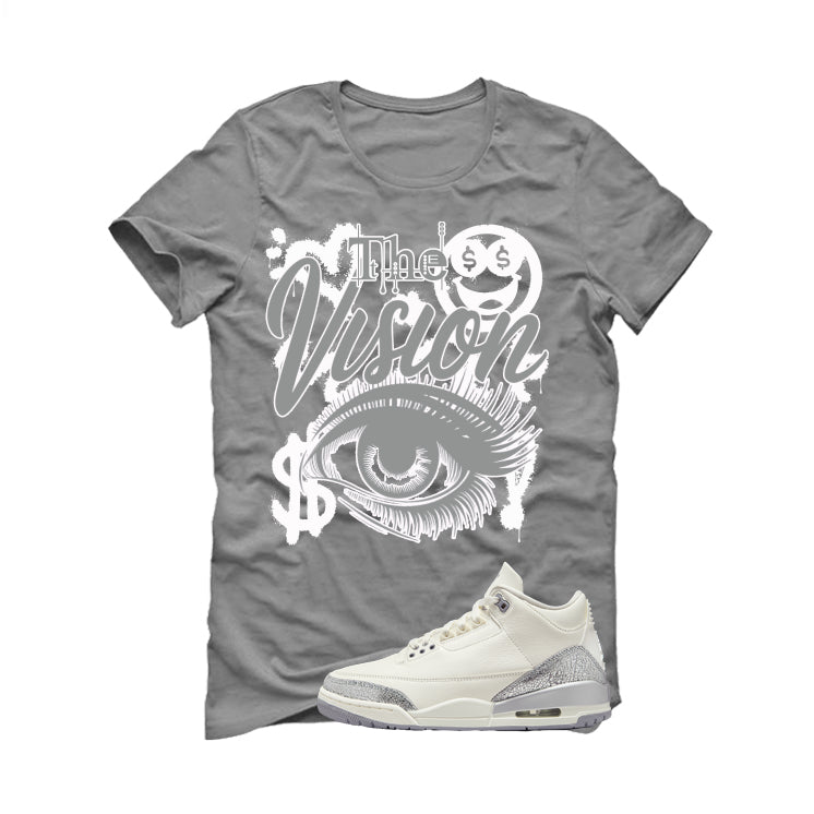 Air Jordan 3 WMNS Sail Grey T-Shirt (The Vision)| illcurrency