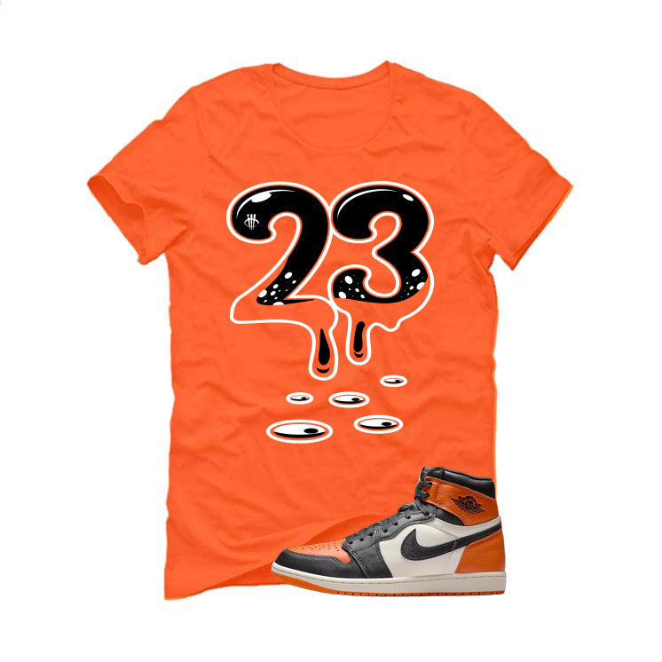 Air Jordan 1 High OG Shattered Backboard Orange T-Shirt (23)| illcurrency