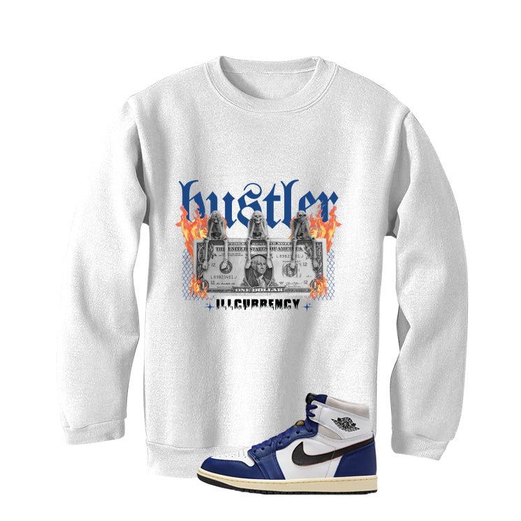 Air Jordan 1 Rare Air Deep Royal Blue White T-Shirt (See No Evil Hustler)| illcurrency