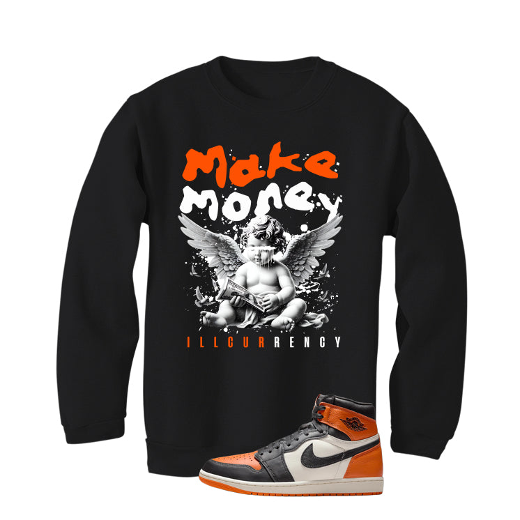 Air Jordan 1 High OG Shattered Backboard Black T-Shirt (Make Money)| illcurrency
