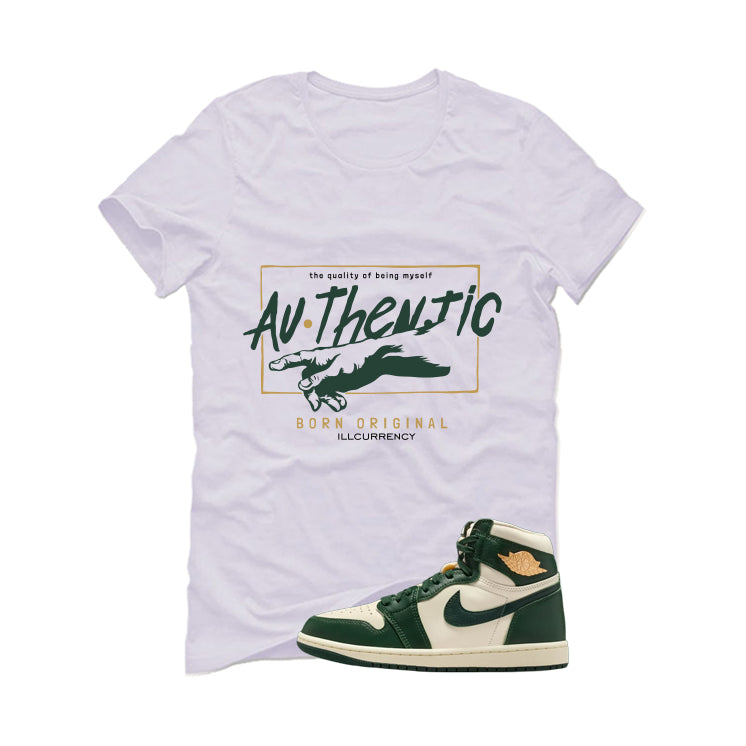 Air Jordan 1 High OG WMNS Fir Matching T-Shirt, Sweatshirts & Hoodies White T-Shirt (Authentic)| illcurrency