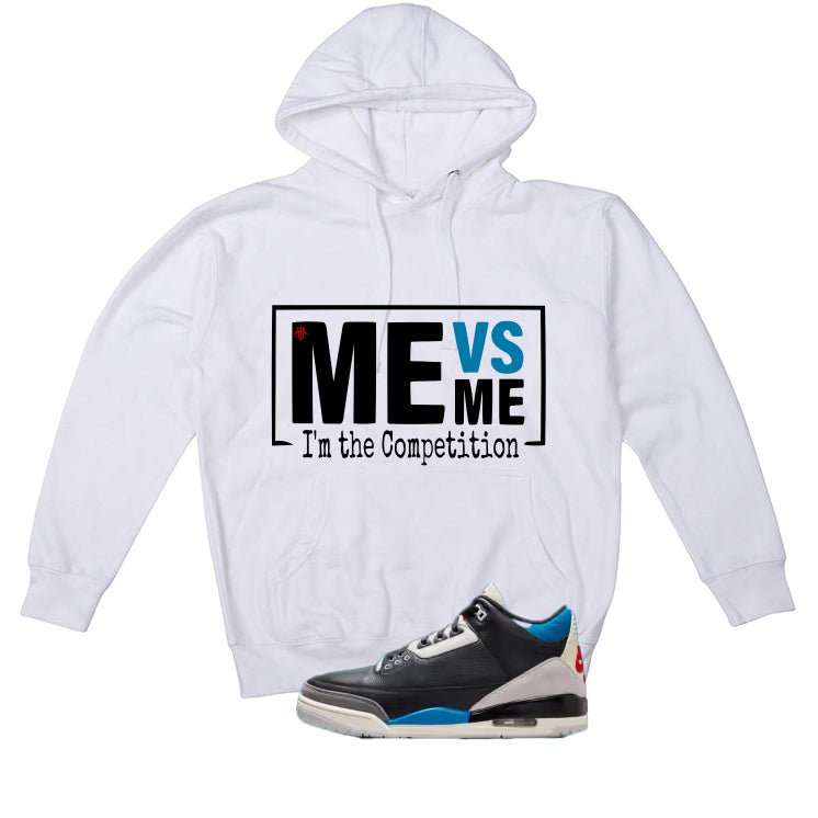 Air Jordan 3 OG Rare Air White T-Shirt (Me vs Me)| illcurrency