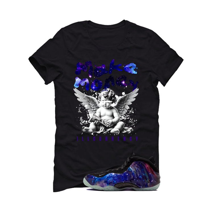 Nike Air Foamposite One Galaxy Black T-Shirt (Make Money)| illcurrency