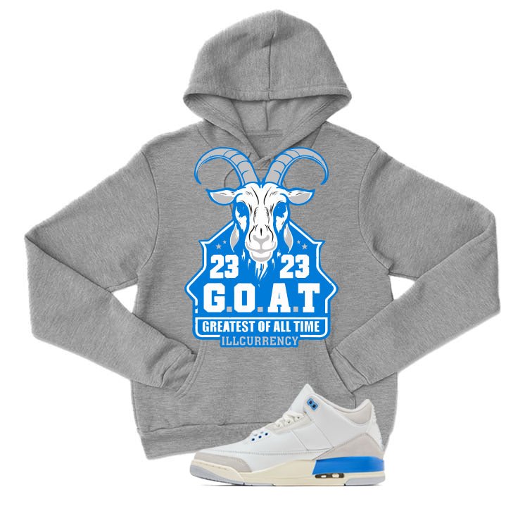 Air Jordan 3 Lucky Shorts Grey T-Shirt (GOAT 23)| illcurrency