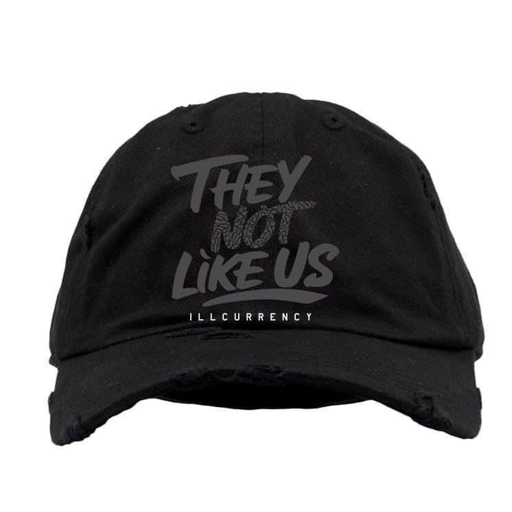 Air Jordan 3 Black Cat Black Hat (They not like us)| illcurrency