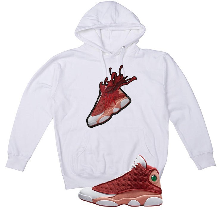 Air Jordan 13 Dune Red White T-Shirt (SPLASH 13)| illcurrency