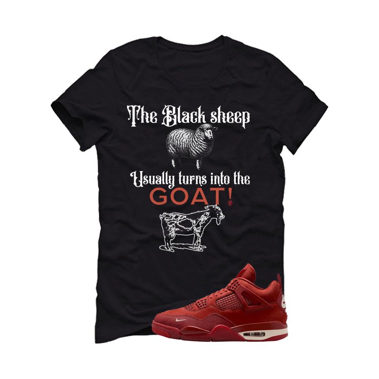 Nigel Sylvester x Air Jordan 4 Brick by Brick Black T-Shirt (the black sheep usually turns into the GOAT!)| illcurrency