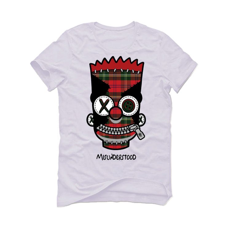 AIR JORDAN 5 "PLAID" White T-Shirt (MISUNDERSTOOD)