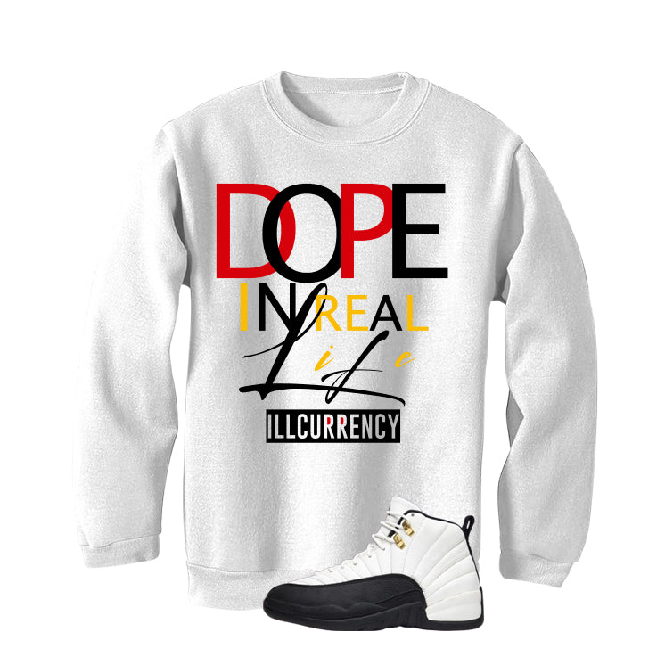 Air Jordan 12 Taxi Matching T-Shirt, Sweatshirts & Hoodies White T-Shirt (DOPE)| illcurrency