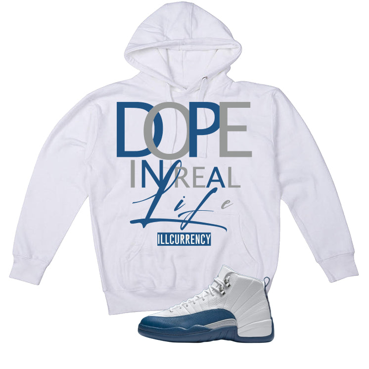 Air Jordan 12 French Blue White T-Shirt (DOPE)| illcurrency
