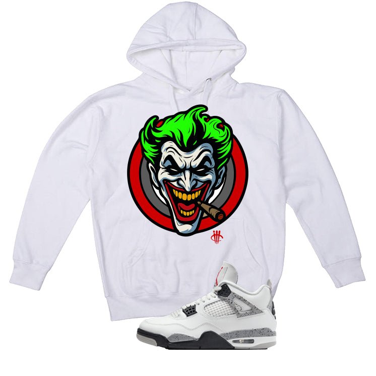 Air Jordan 4 White Cement White T-Shirt (Joke The Joker)| illcurrency