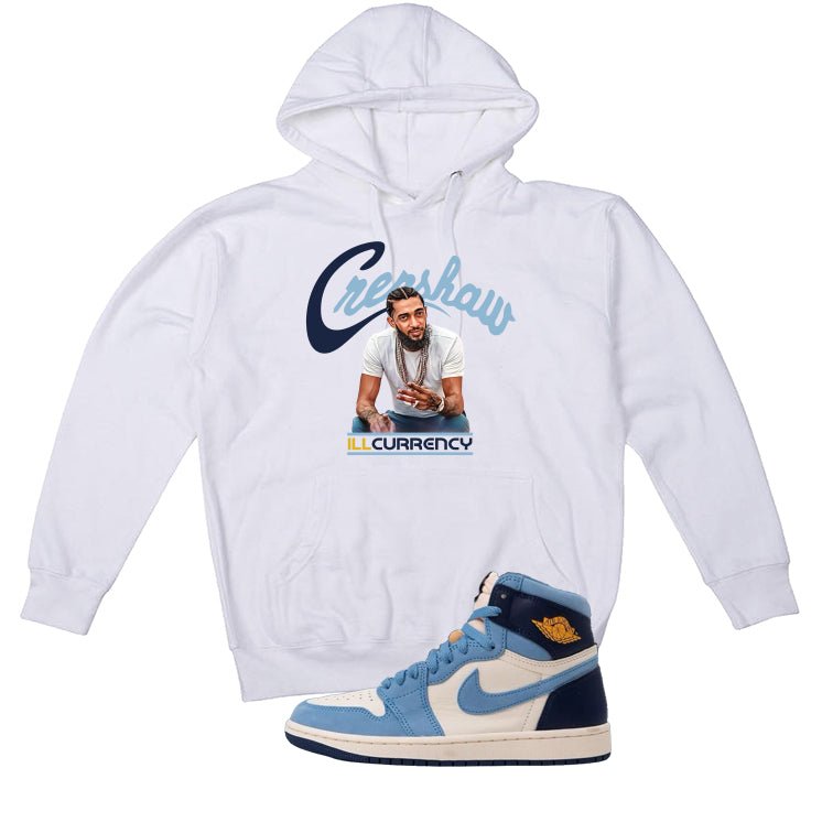 Air Jordan 1 High OG WMNS First in Flight White T-Shirt (Crenshaw)| illcurrency