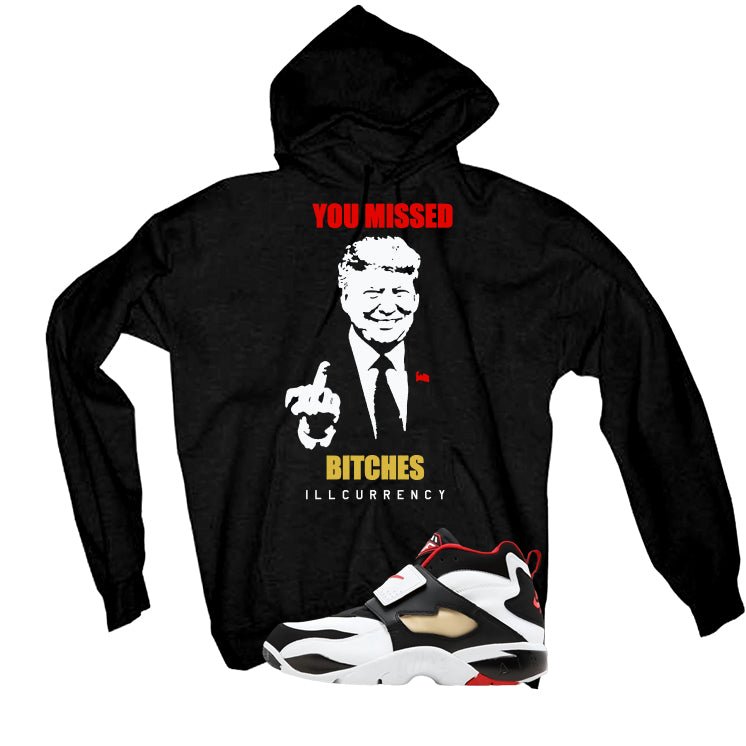 Nike Air Diamond Turf Falcons Black T-Shirt (Trump you missed)| illcurrency