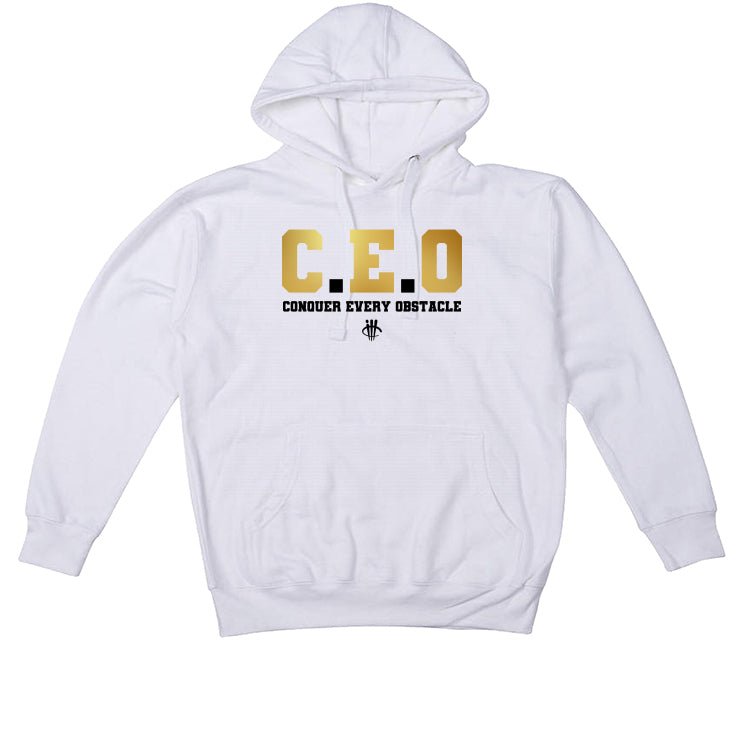 Air Jordan 4 WMNS “Metallic Gold” | illcurrency White T-Shirt (CEO)