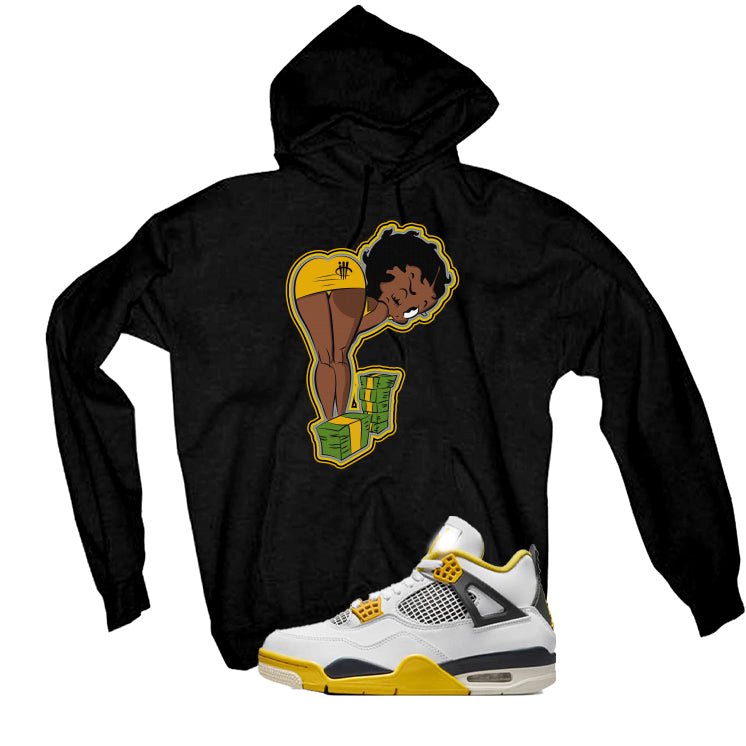 Air Jordan 4 WNNS “Vivid Sulfur” | illcurrency Black T-Shirt (BOO)