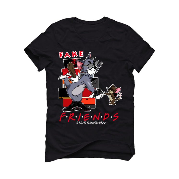 Air Jordan 8 Playoffs - Black T-Shirt (Fake Friends)