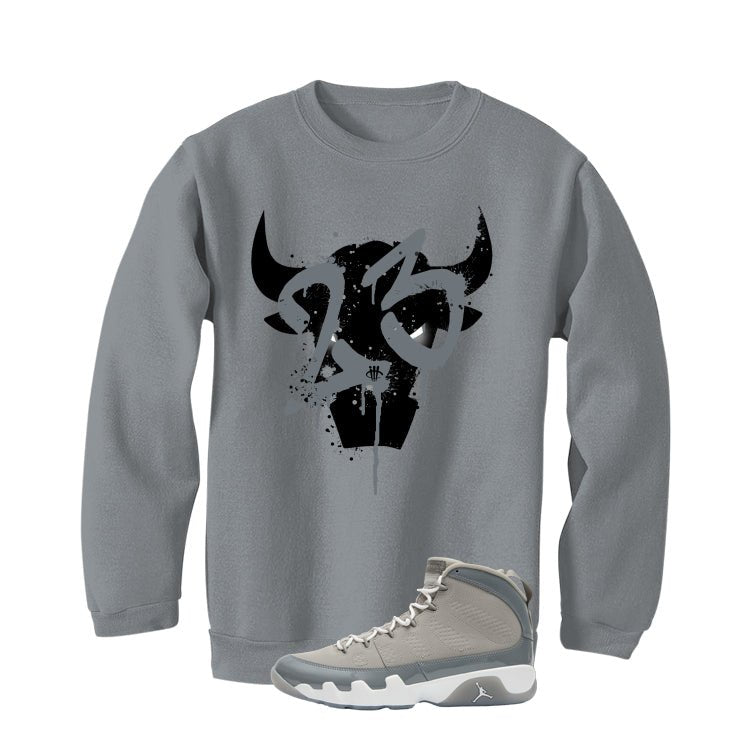 Air Jordan 9 Cool Grey Grey T-Shirt (Shadow Bull)| illcurrency