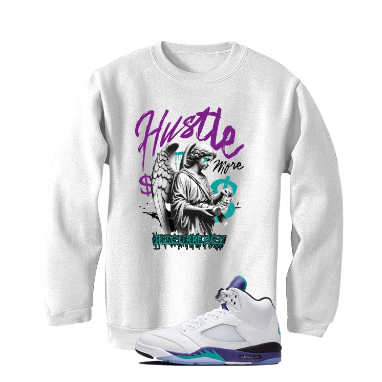 Air Jordan 5 OG Grape White T-Shirt (Hustle More)| illcurrency