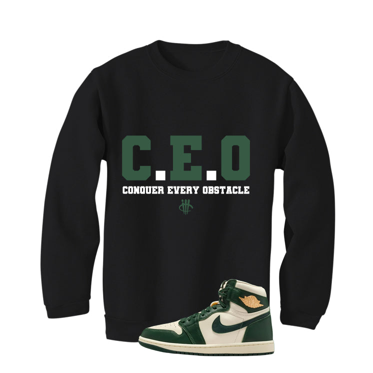 Air Jordan 1 High OG WMNS Fir Matching T-Shirt, Sweatshirts & Hoodies Black T-Shirt (Ceo)| illcurrency
