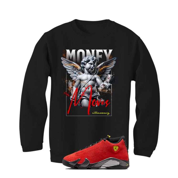 Air Jordan 14 Ferrari Black T-Shirt (Money Moves)| illcurrency