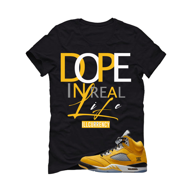 Air Jordan 5 Tokyo Matching T-Shirt, Sweatshirts & Hoodies Black T-Shirt (DOPE)| illcurrency
