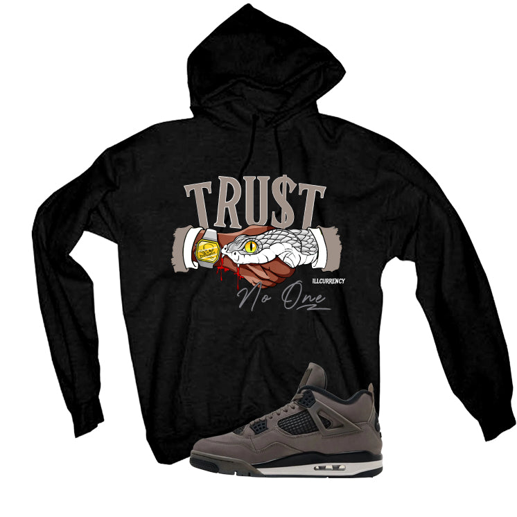 Air Jordan 4 Cave Stone Black T-Shirt (Trust No One)| illcurrency
