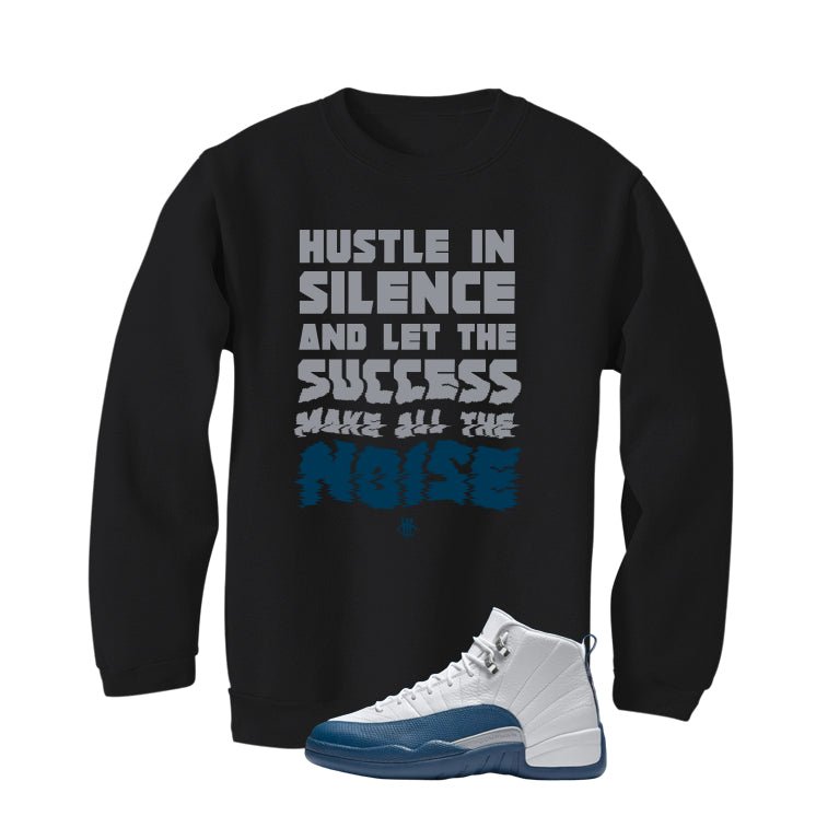 Air Jordan 12 French Blue Black T-Shirt (Noise)| illcurrency