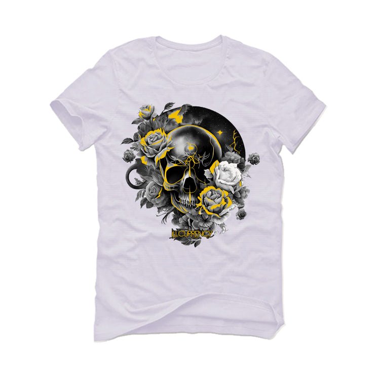 Air Jordan 1 High OG “Yellow Ochre” | illcurrency White T-Shirt (Magical Rose)