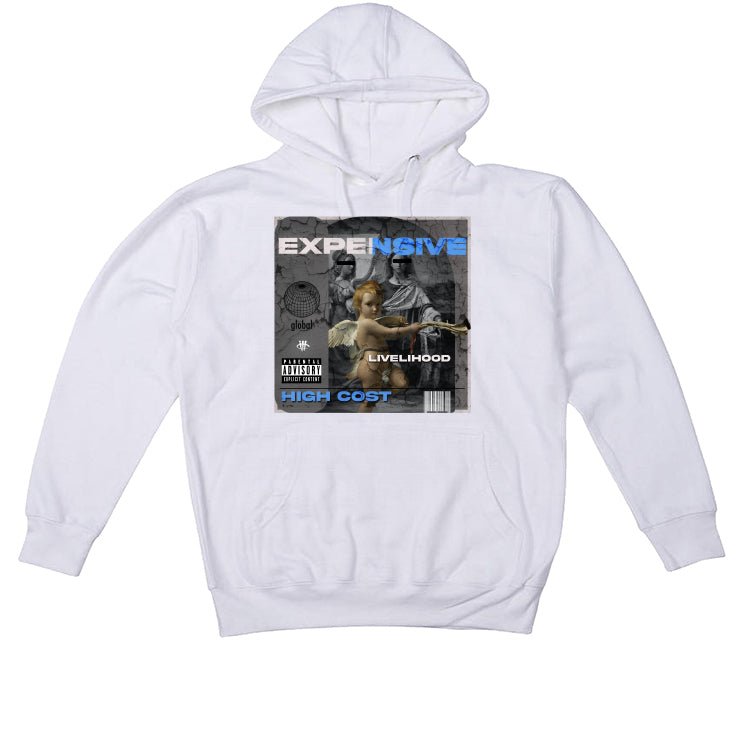 Air Jordan 1 "UNC Toe" | illcurrency White T-Shirt (EXPENSIVE LIVELIHOOD)