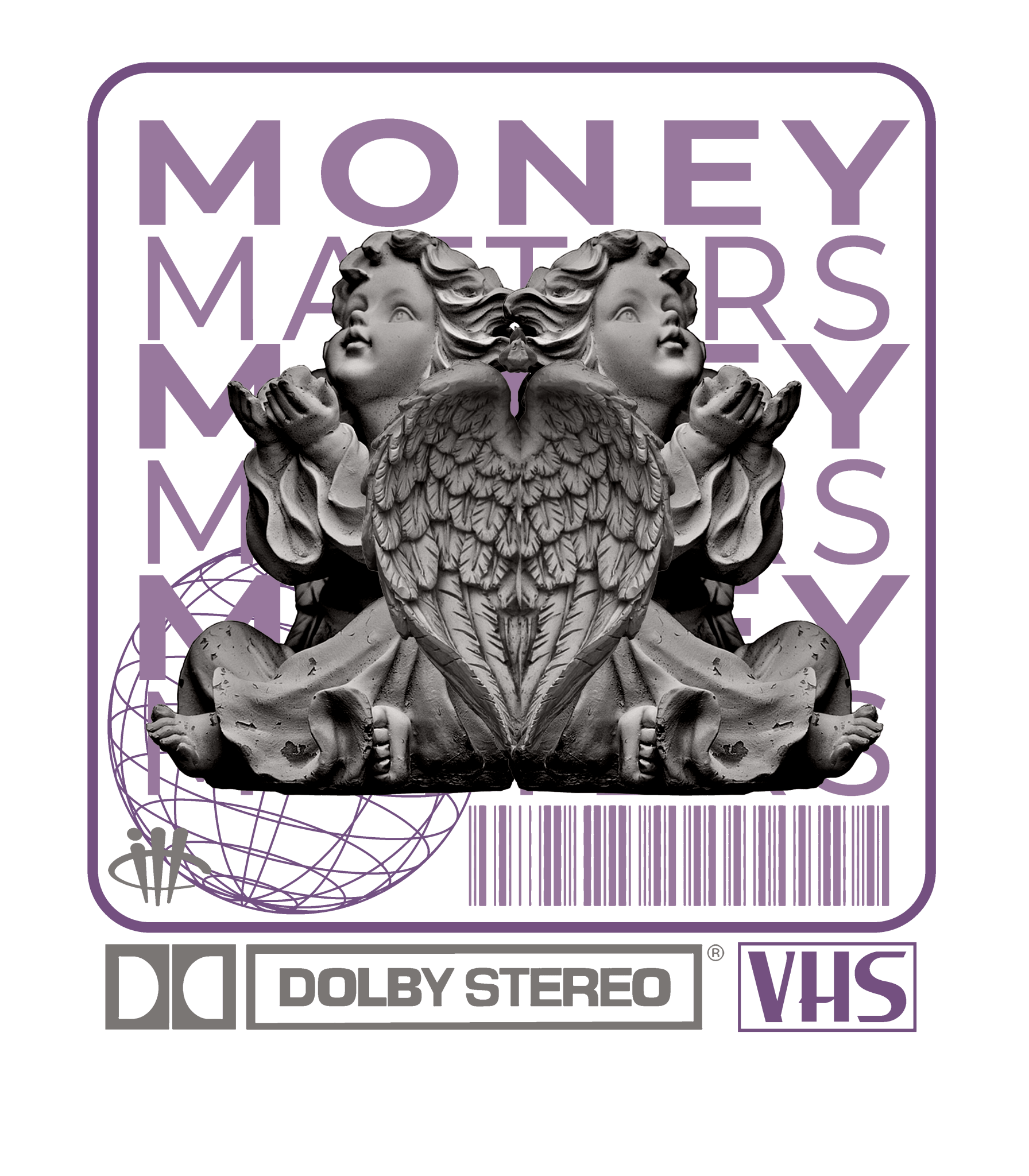 Air Jordan 1 High OG Mauve - Black T-Shirt (MONEY MATTERS)