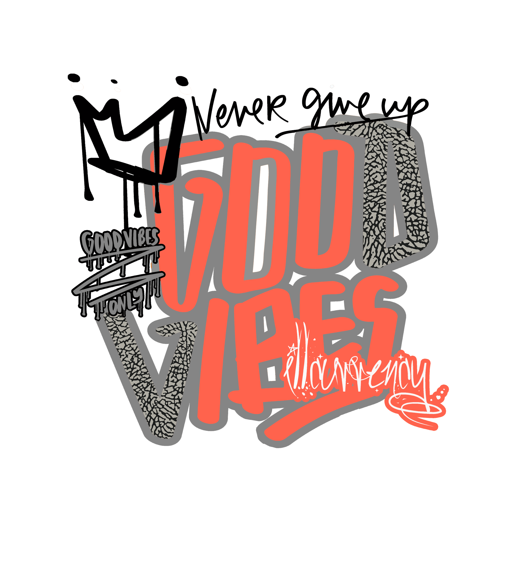 Air Jordan 3 WMNS “Georgia Peach” | illcurrency White T-Shirt (Good Vibes)