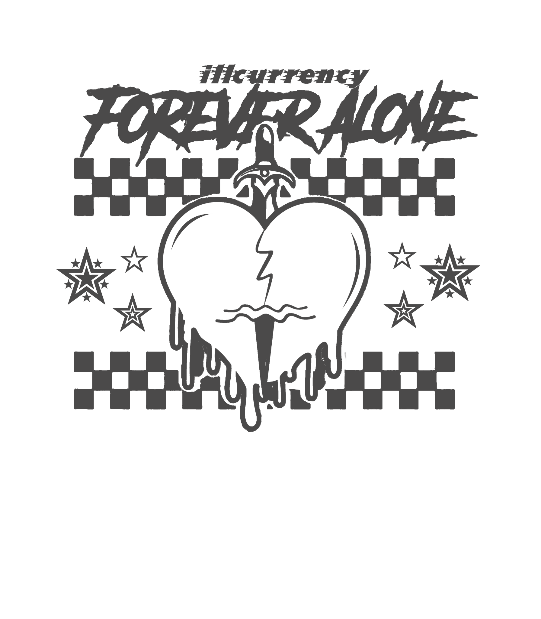 Air Jordan 4 Paris Olympics Grey T-Shirt (Forever Alone)| illcurrency