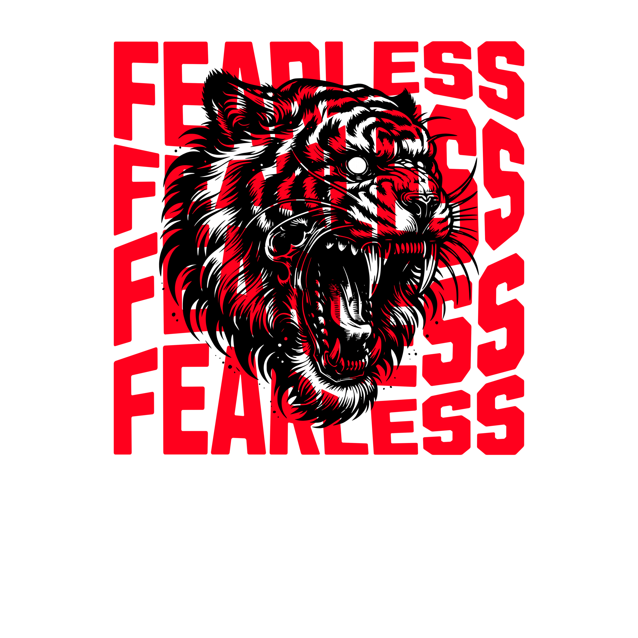 Air Jordan 11 Bred Velvet Black T-Shirt (Fearless Tiger)| illcurrency