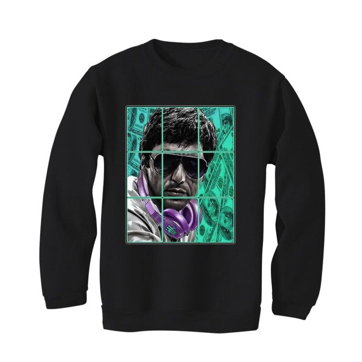 Air Jordan 13 “Island Green” Black T-Shirt (Pacino) - illCurrency Sneaker Matching Apparel