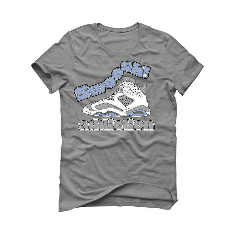 Air Jordan 6 Cool Grey - Grey T-Shirt (swoosh addiction)