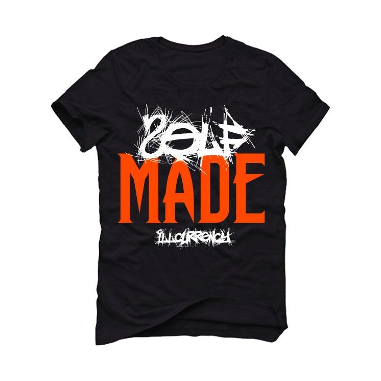 Air Jordan 1 High OG “Electro Orange” 2021 Black T-Shirt (Self Made) - illCurrency Sneaker Matching Apparel