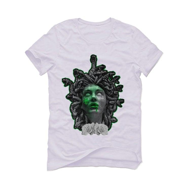 Air Jordan 4 (METALLIC PACK) GREEN 2020 White T-Shirt (illdussa) - illCurrency Sneaker Matching Apparel