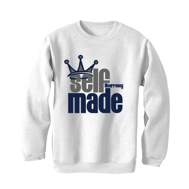 Jordan 1 Retro High COJP Midnight Navy White T-Shirt (Self Made illcurrency) - illCurrency Sneaker Matching Apparel