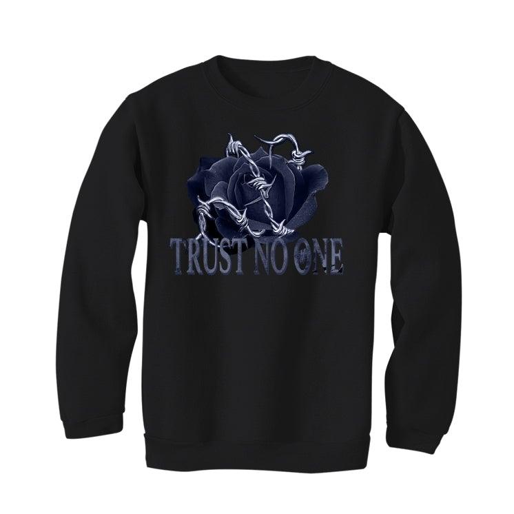 Jordan 1 Retro High COJP Midnight Navy Black T-Shirt (trust no ONE) - illCurrency Sneaker Matching Apparel