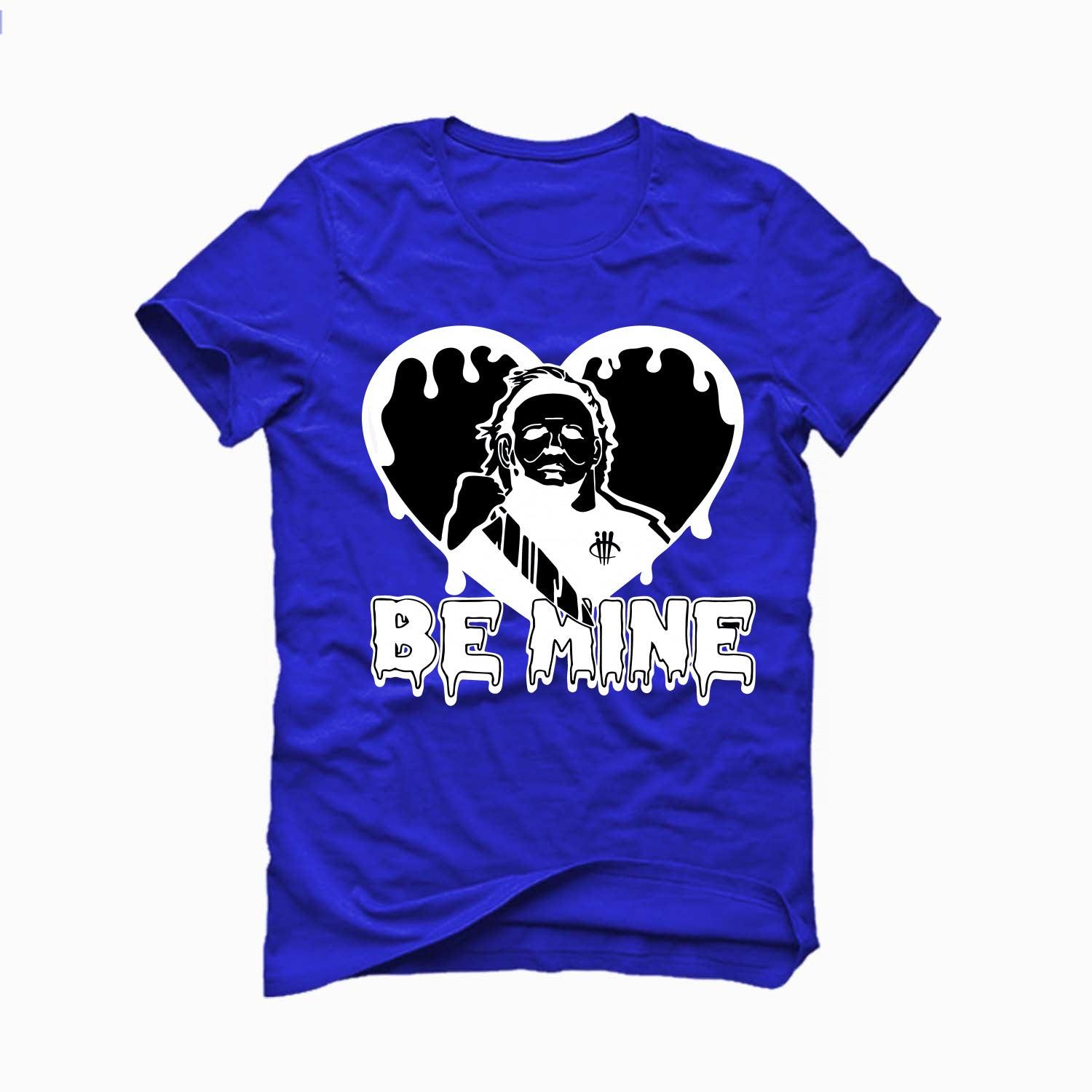 adidas Yeezy Boost 350 V2 “Dazzling Blue” Royal Blue T-Shirt (be mine) - illCurrency Sneaker Matching Apparel