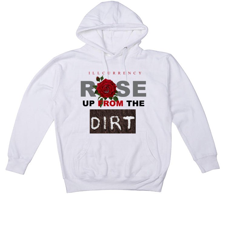 Air Jordan 3 White Cement Reimagined - White T-Shirt (Rose up from the dirt)