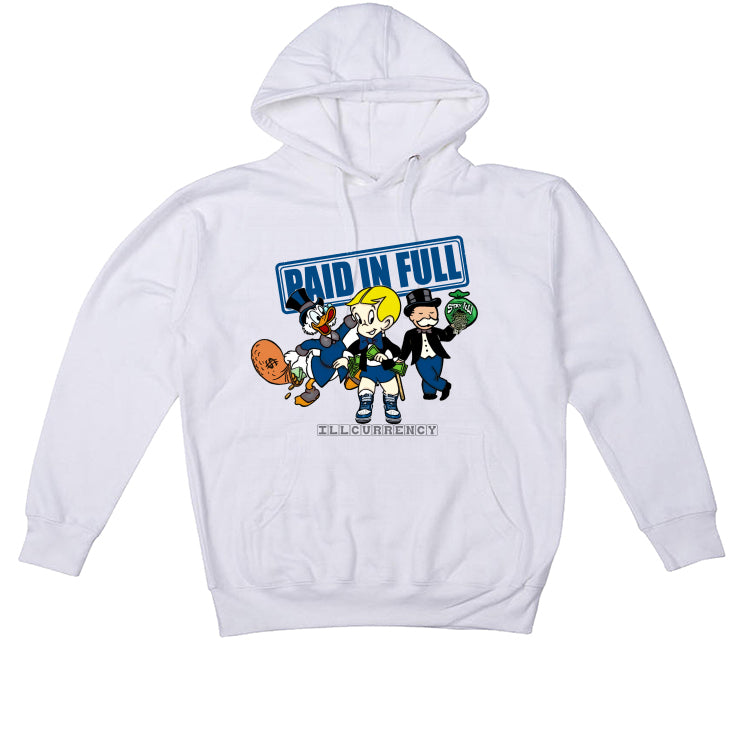 Air Jordan 1 High OG “True Blue” White T-Shirt (Paid in Full)