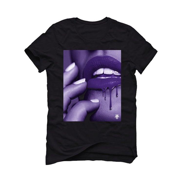 Air Jordan 1 Retro High OG “Court Purple” Black T-Shirt (Touch) - illCurrency Sneaker Matching Apparel