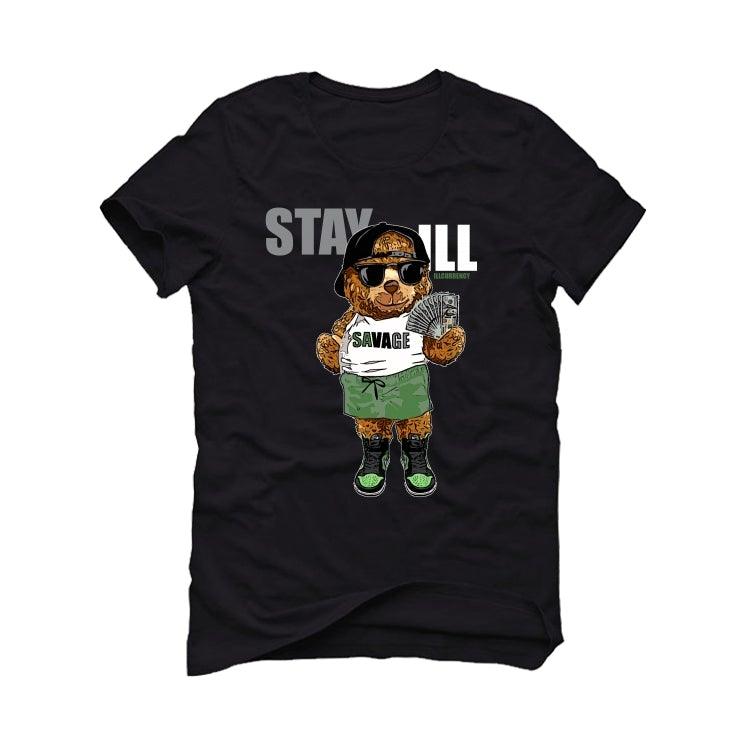 AIR JORDAN 1 ZOOM ZEN GREEN Black T-Shirt (Stay ill) - illCurrency Sneaker Matching Apparel