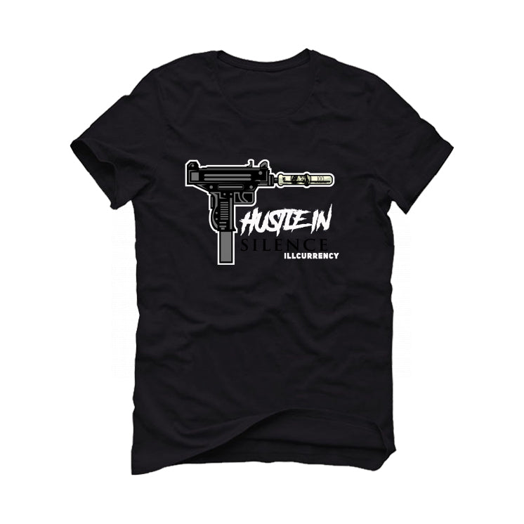 Air Jordan 12 “Playoffs” 2022 Black T-Shirt (Hustle in silence)